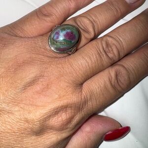 Ruby Zoisite Ring